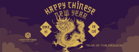 Chinese Dragon Year Facebook Cover Image Preview