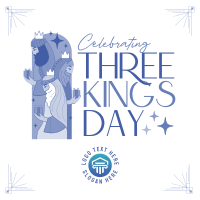 Modern Three Kings Day Instagram Post