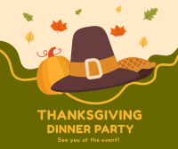 Thanksgiving Dinner Party Facebook Post