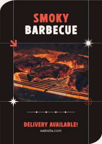 BBQ Delivery Available Flyer