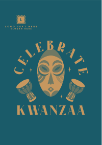 Kwanzaa African Mask  Flyer