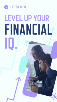 Business Financial Podcast Instagram Story