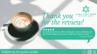Minimalist Coffee Shop Review Animation