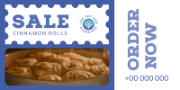 Cinnamon Rolls Sale Twitter Post