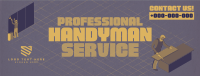 Isometric Handyman Services Facebook Cover