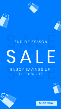 Minimalist End of Season Sale Instagram Story Design