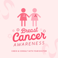 Breast Cancer Awareness Instagram Post
