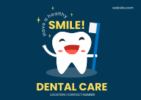 Dental Care Postcard