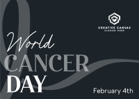 World Cancer Day Awareness Postcard Image Preview