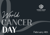 World Cancer Day Awareness Postcard Image Preview