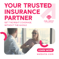 Corporate Trusted Insurance Partner Instagram Post Image Preview