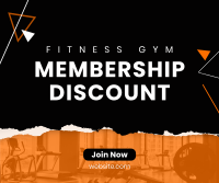 Gym Membership Discount Facebook Post