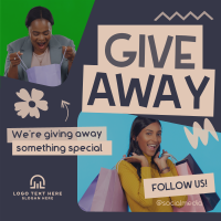 Quirky Giveaway Special Instagram Post Design