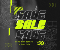 Wireframe Urban Sale Facebook Post