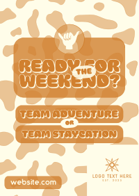 Weekend Quirky Pattern Poster Image Preview