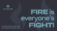 Minimalist Fire PSA Animation