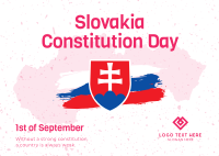 Slovakia Constitution Day Postcard