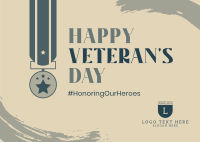 Honoring Heroes Postcard