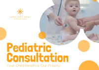 Pediatric Health Service Postcard