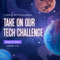 Tech Challenge Galaxy Linkedin Post Design