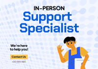 Tech Support Specialist Postcard