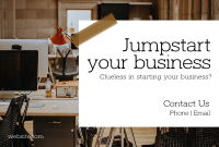 Jumpstart Your Business Pinterest Cover Design