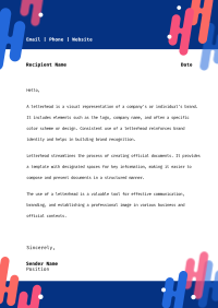 Abstract Generic Geometric Letterhead