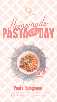 Pasta of the Day Instagram Story