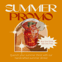 Modern Summer Promo Instagram Post