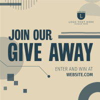 Modern Business  Giveaway Instagram Post Design