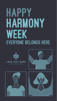 Harmony Diverse People Facebook Story