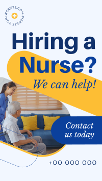 Nurse for Hire Facebook Story