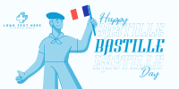 Hey Hey It's Bastille Day Twitter Post