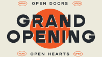 Minimalist Grand Opening Animation