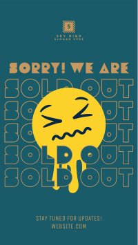 Sorry Sold Out Instagram Story