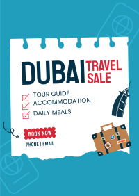 Dubai Travel Destination Poster