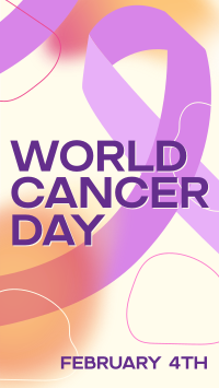 Gradient World Cancer Day Instagram Story