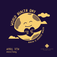 Health Day Earth Instagram Post Design