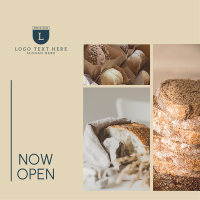 Now Open Bakery Instagram Post