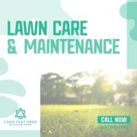 Clean Lawn Care Instagram Post Design