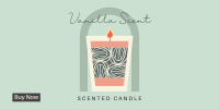 Illustrated Scented Candle Twitter Post