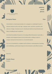 Leaves Letterhead example 1