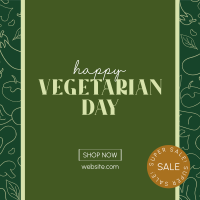 Vegetarian Day Instagram Post