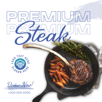 Premium Steak Order Instagram Post