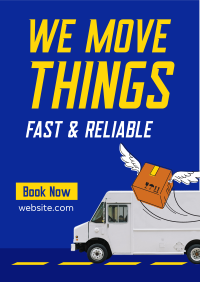 Fast & Reliable Delivery Flyer