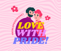 Love with Pride Facebook Post