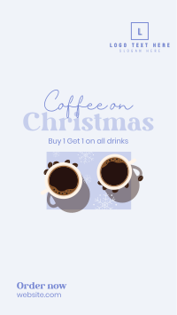 Christmas Coffee Sale Facebook Story