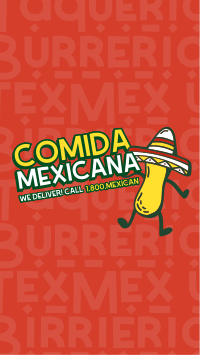 Comida Mexicana Facebook Story