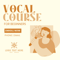 Vocal Course Instagram Post