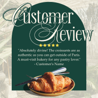 Pastry Customer Review Instagram Post Image Preview